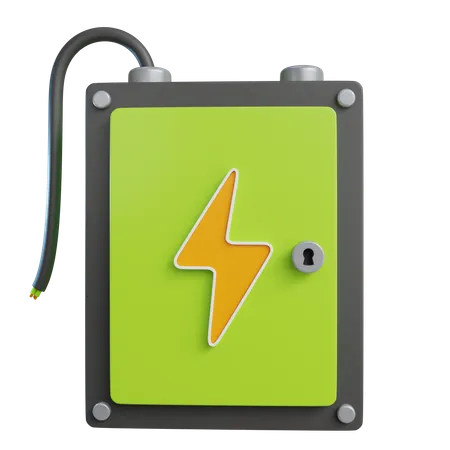 Electrical Shield  3D Icon