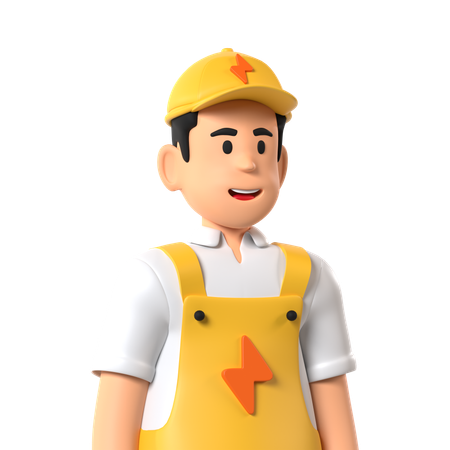 Electrician  3D Icon