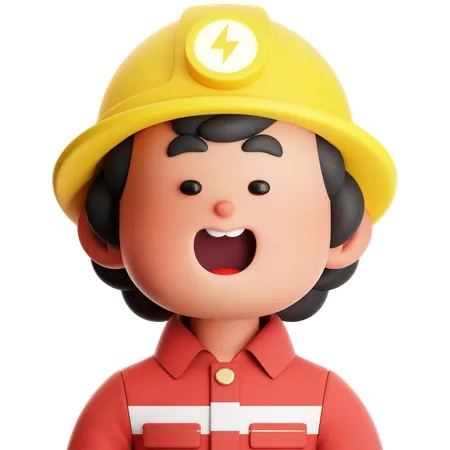 Electrician  3D Icon