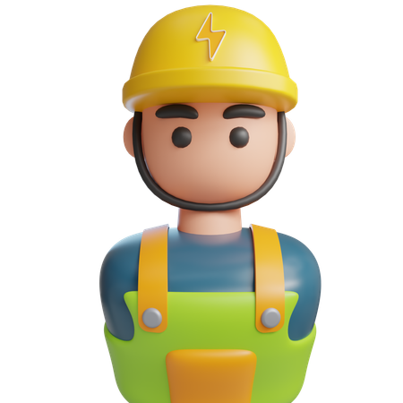 Electrician  3D Icon