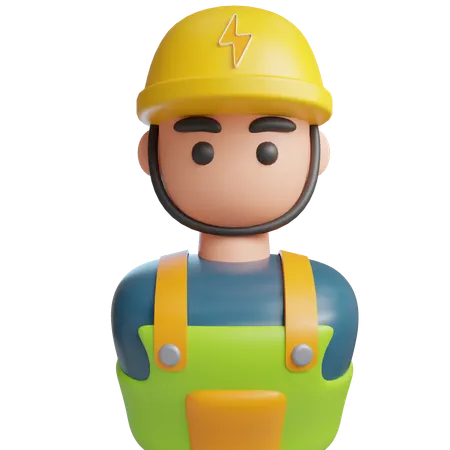 Electrician  3D Icon