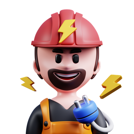 Electrician  3D Icon