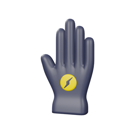 Electrician gloves  3D Illustration