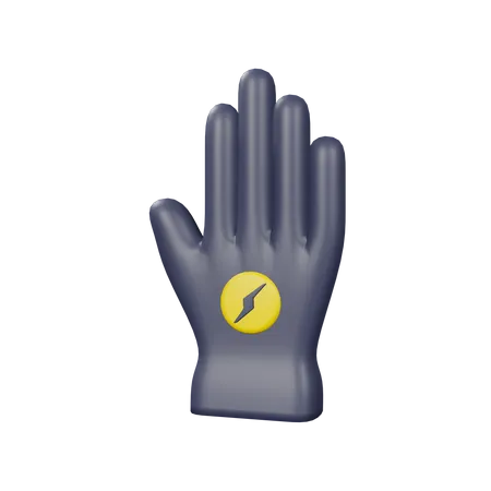Electrician gloves  3D Illustration