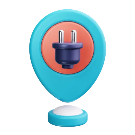 Electrician Shop Location  3D Icon