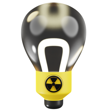 Electricidad nuclear  3D Icon
