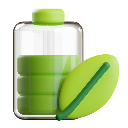 Electricidad verde  3D Icon
