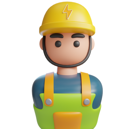 Électricien  3D Icon