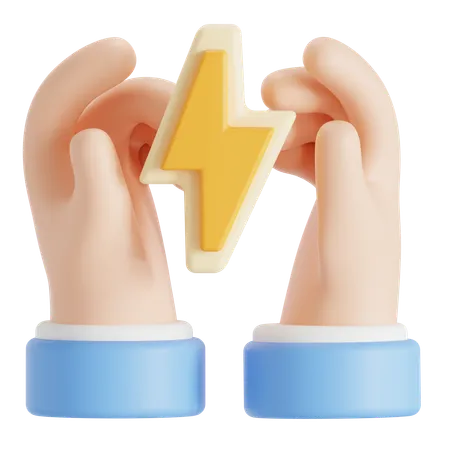 Electricity Symbol 3D Icon