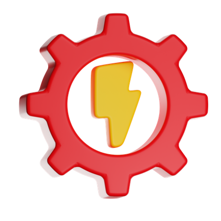 電気  3D Icon