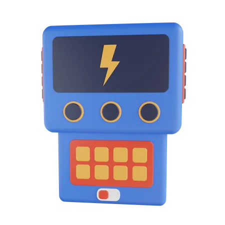 Electricity Meter  3D Icon