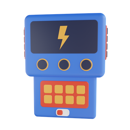 Electricity Meter  3D Icon