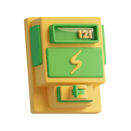 Electricity Meters  3D Icon