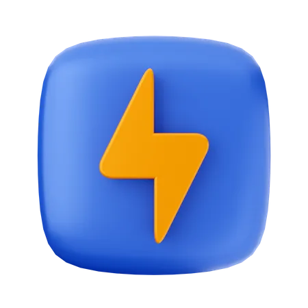 Electricity Sign  3D Icon