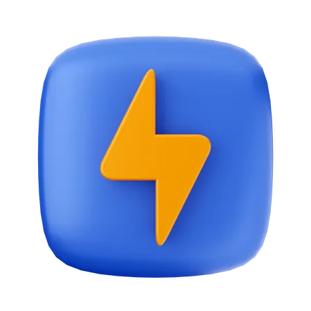 Electricity Sign 3D Icon