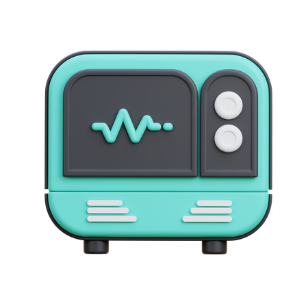 Electrocardiogram  3D Icon