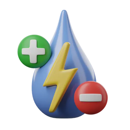 Electrolitos  3D Icon