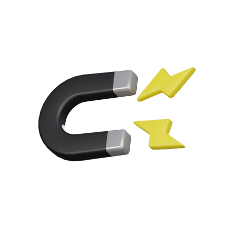 Electromagnet  3D Icon