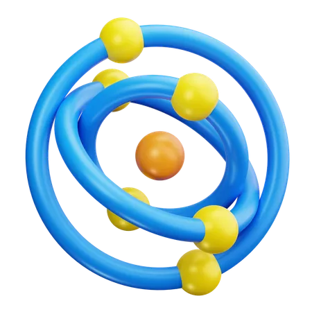 Electron  3D Icon