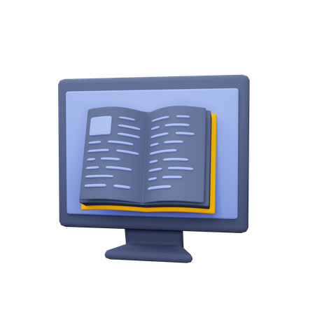 Electronic book  3D Icon