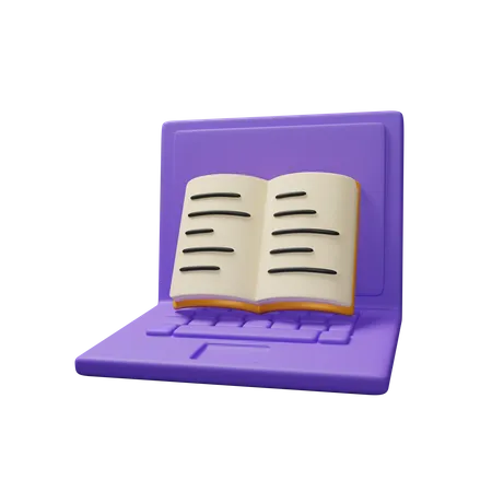 Electronic book  3D Icon