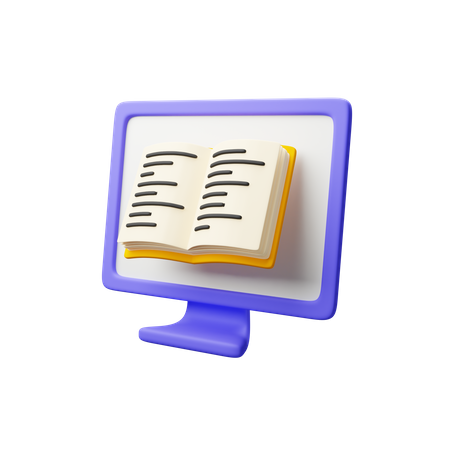Electronic book  3D Icon