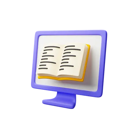 Electronic book  3D Icon