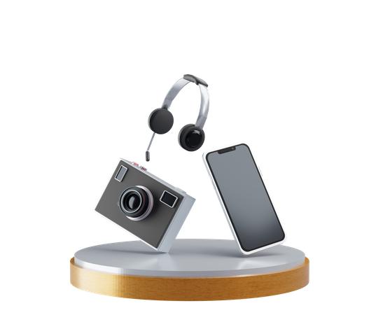 Electronic devices  3D Icon