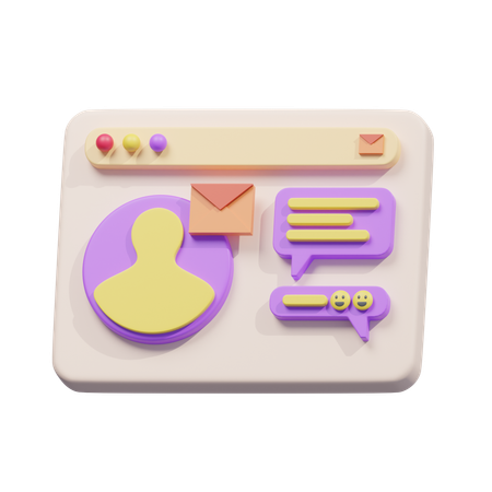 Electronic mail  3D Icon
