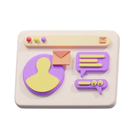 Electronic mail  3D Icon