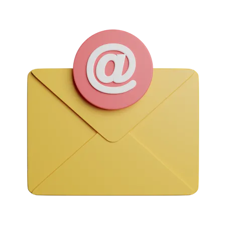 Email Inbox Messages 3D Icon