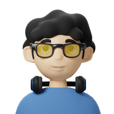 Electronic Music Singer  3D Icon