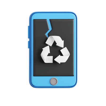 Electronic Recycling  3D Icon