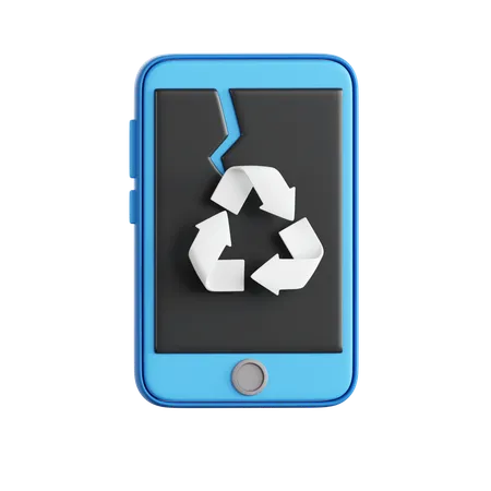 Electronic Recycling  3D Icon