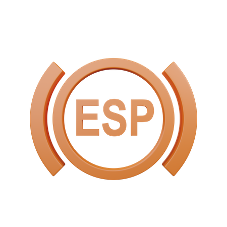 Electronic Stability Programme (ESP)  3D Icon