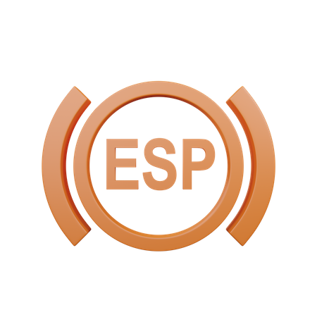 Electronic Stability Programme (ESP)  3D Icon