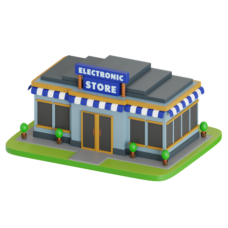 Electronic Store  3D Icon