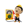 technician emoji 3d