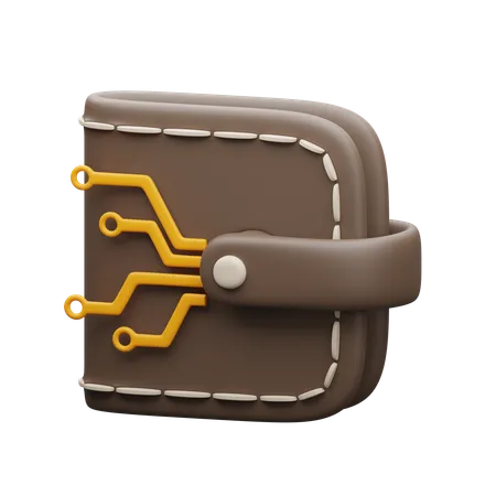 Electronic wallet  3D Icon