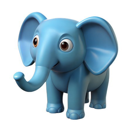 Elefant  3D Icon