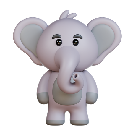 Elefant  3D Icon