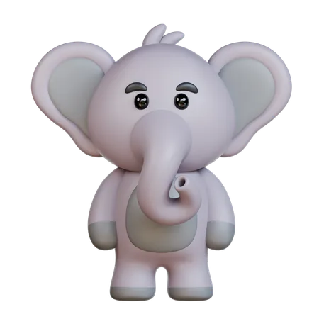 Elefant  3D Icon