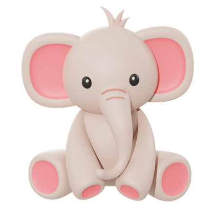 Elefant  3D Illustration