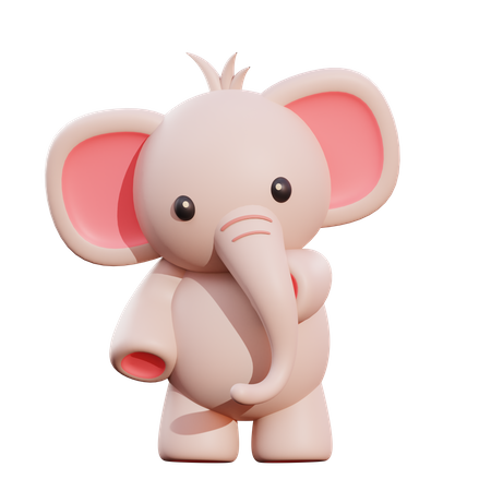 Elefant  3D Illustration