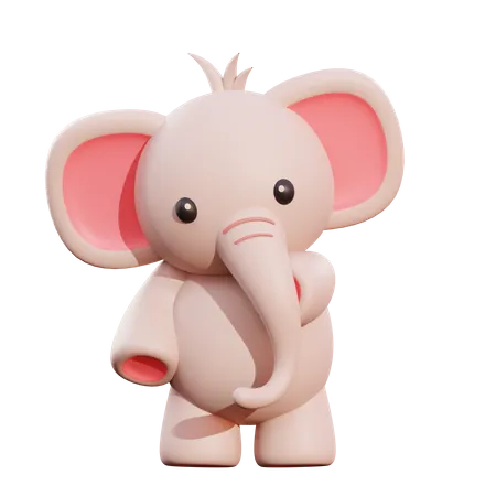 Elefant  3D Illustration