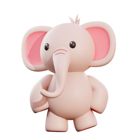 Elefant  3D Illustration