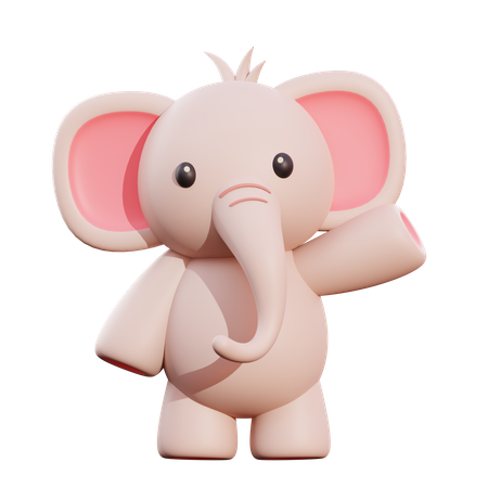 Elefant  3D Illustration