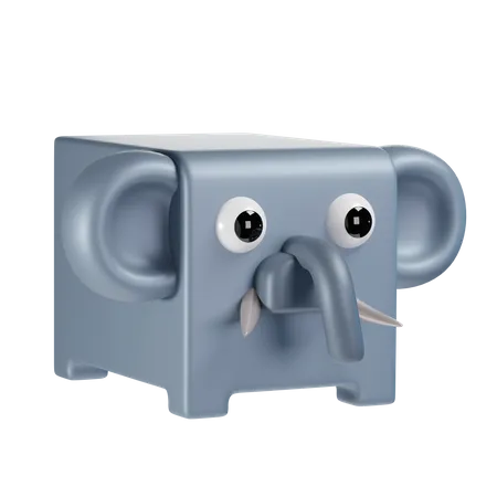 Elefant  3D Icon