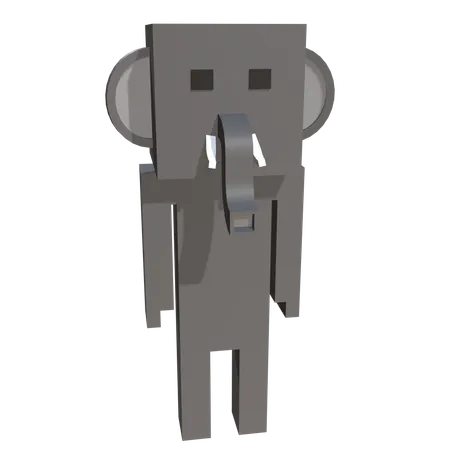 Elefant  3D Icon