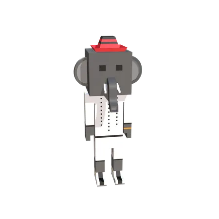 Elefant  3D Icon